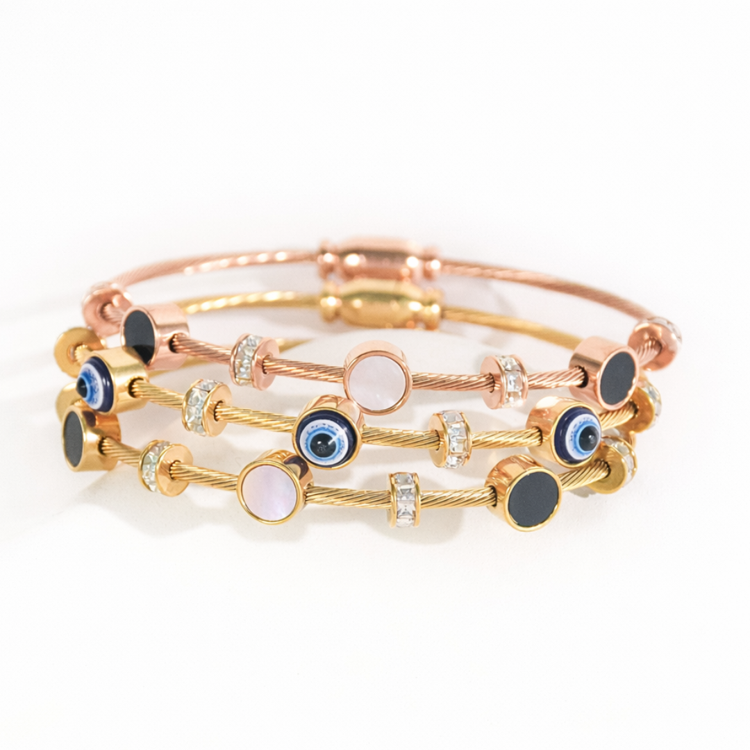 Gleaming Multi-Tone Stack