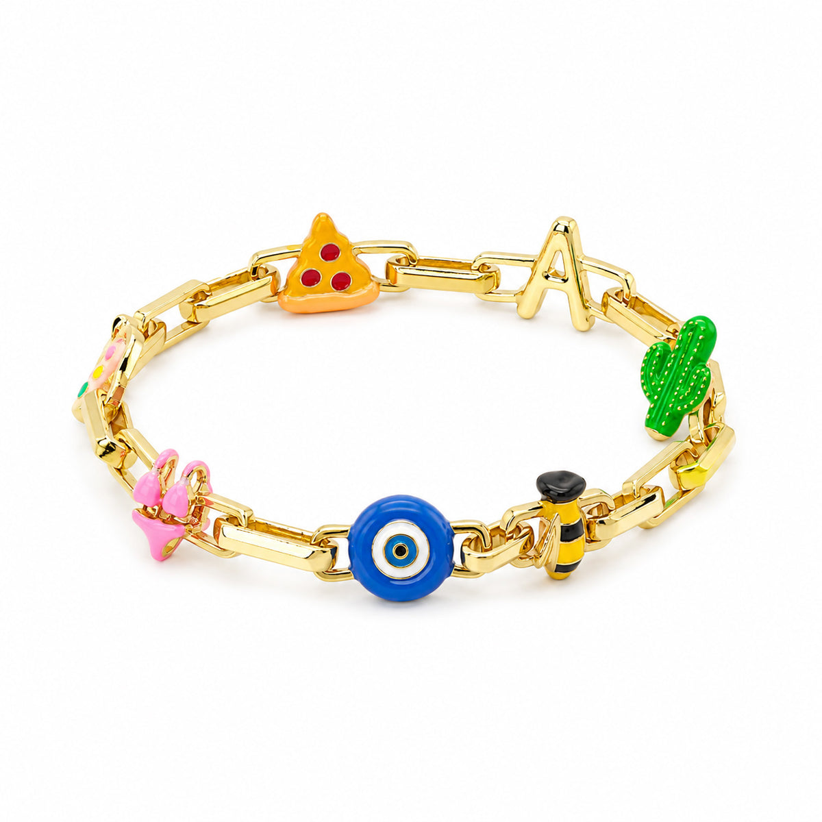 DIY Kids Link Charm Bracelet | Anti-Tarnish