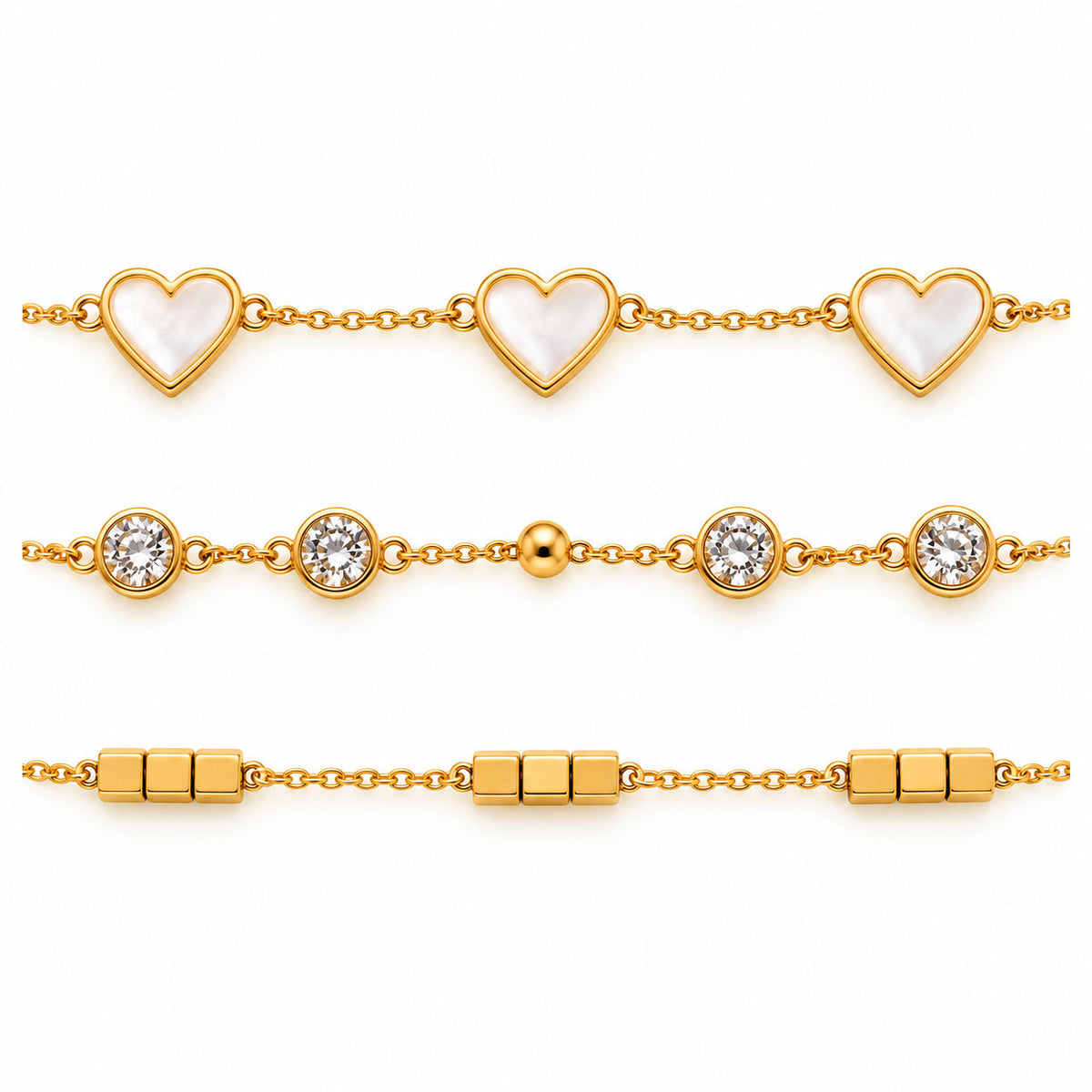 Heart Bliss Bracelet Stack