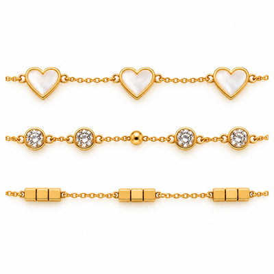 Heart Bliss Bracelet Stack