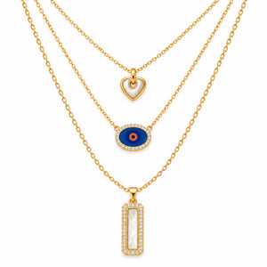 Celeste Charm Stack | Anti-tarnish  | Gold-plated
