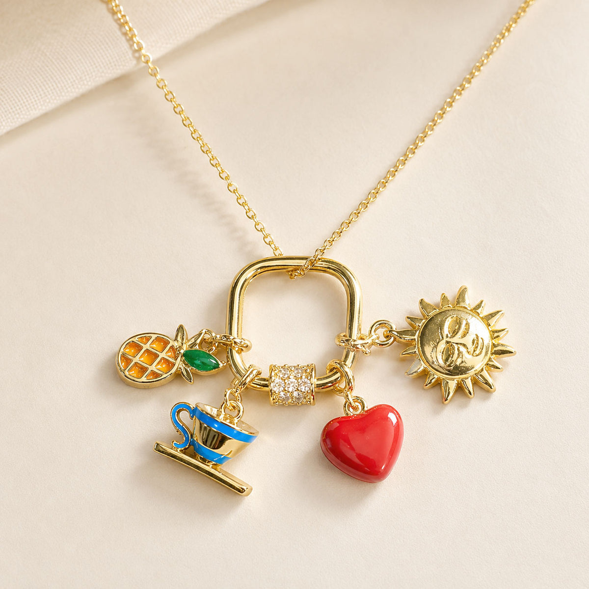 DIY Charm Holder Necklace | Anti-Tarnish