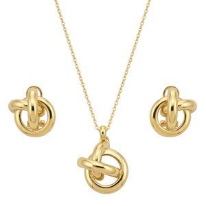Chunky Gold Twist Necklace Gift Set | Anti-Tarnish