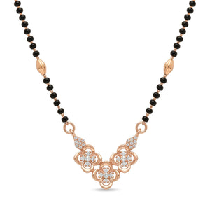 Clover Bloom Mangalsutra Necklace | Anti-tarnish