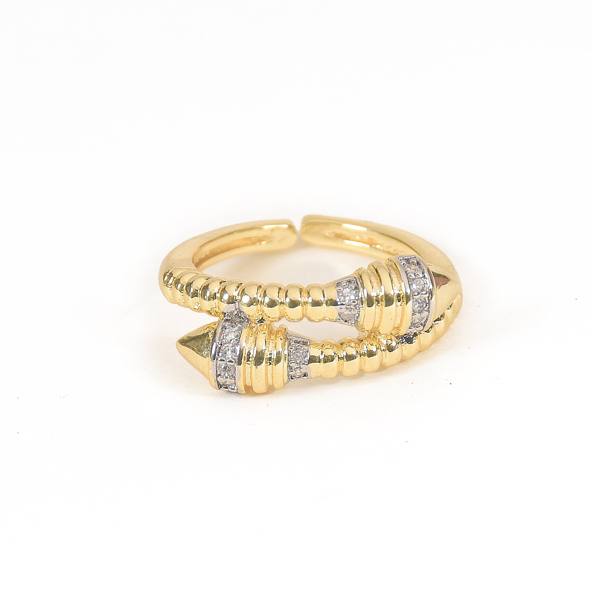 Textured Coil Ring