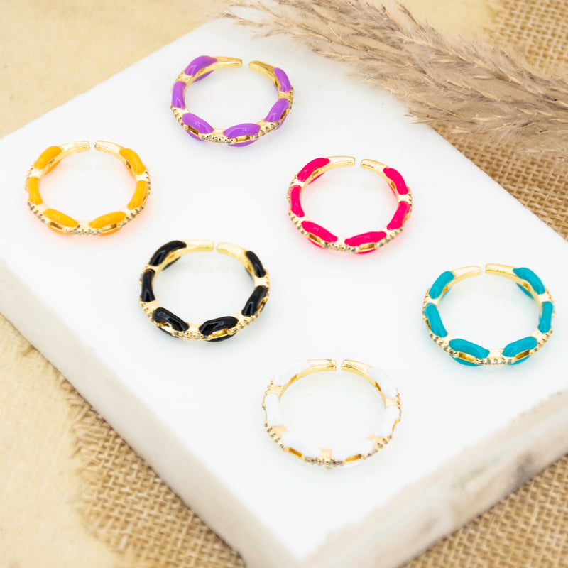 Pastel Link Ring