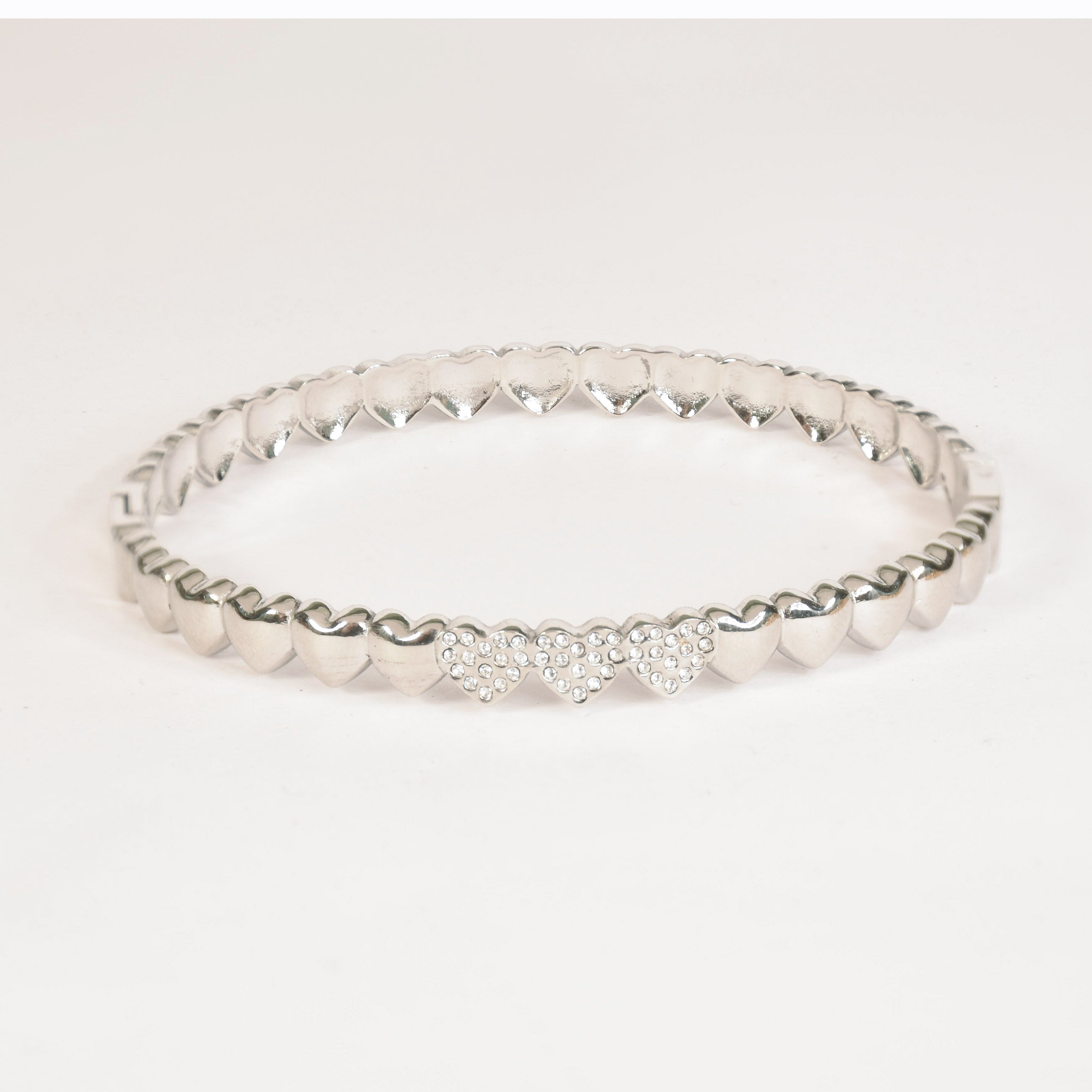Cascade Heart Bangle