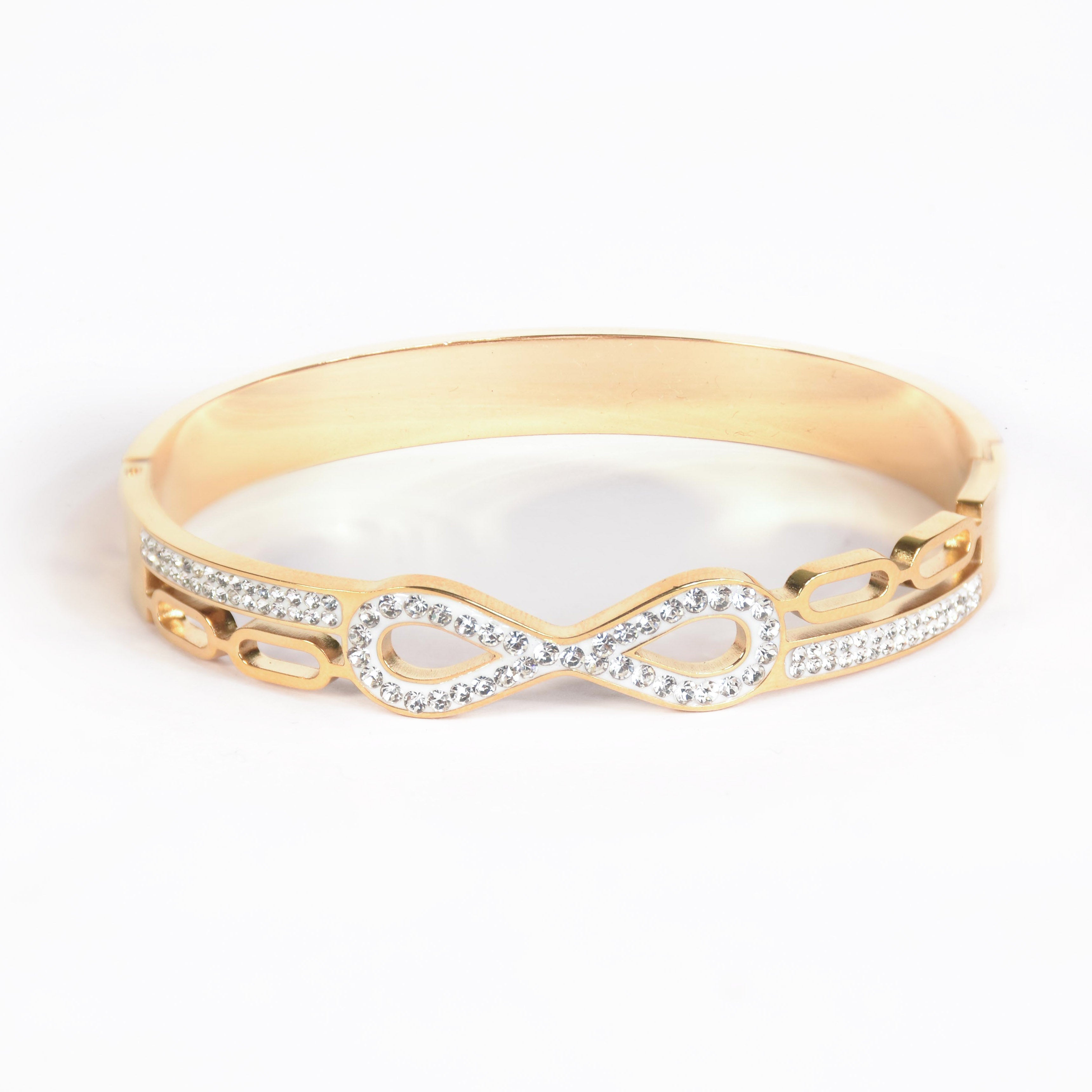 Infinity Sparkle Bangle