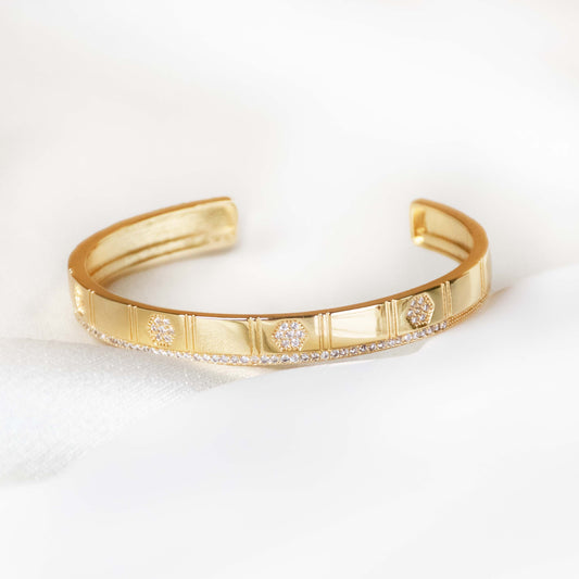 Glam Glitz Cuff Bangle