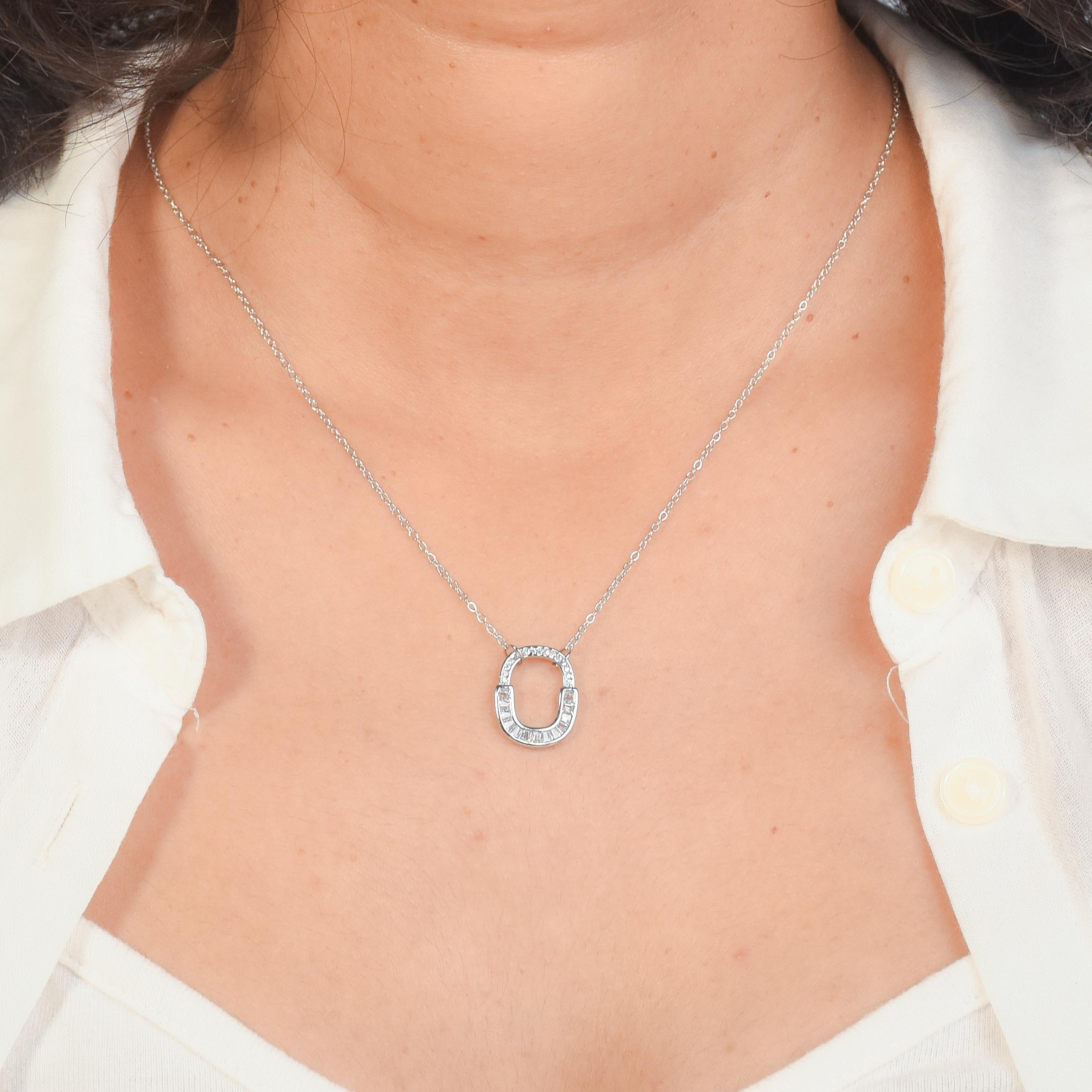Diamond Arc Necklace