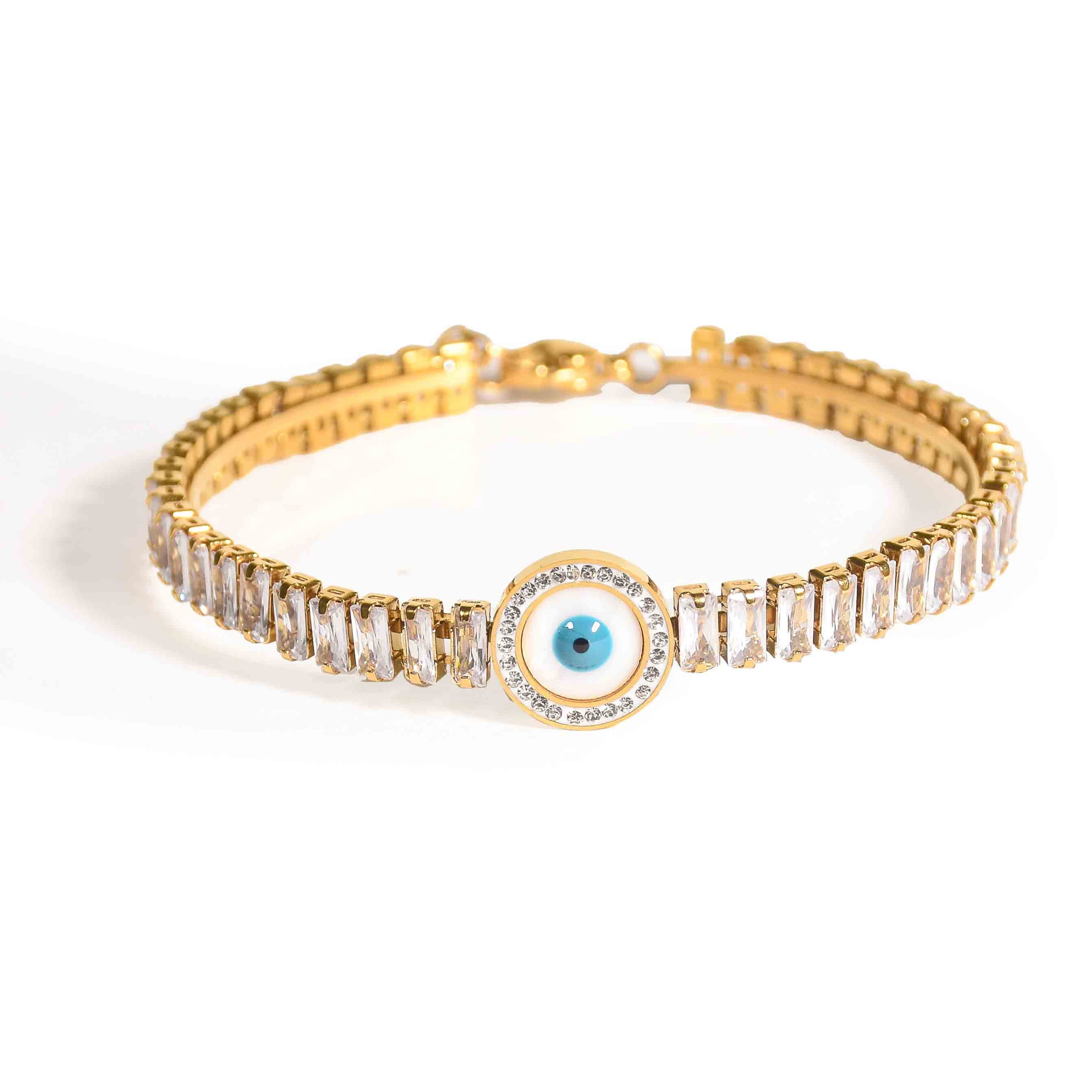 Tennis Evil Eye Bracelet