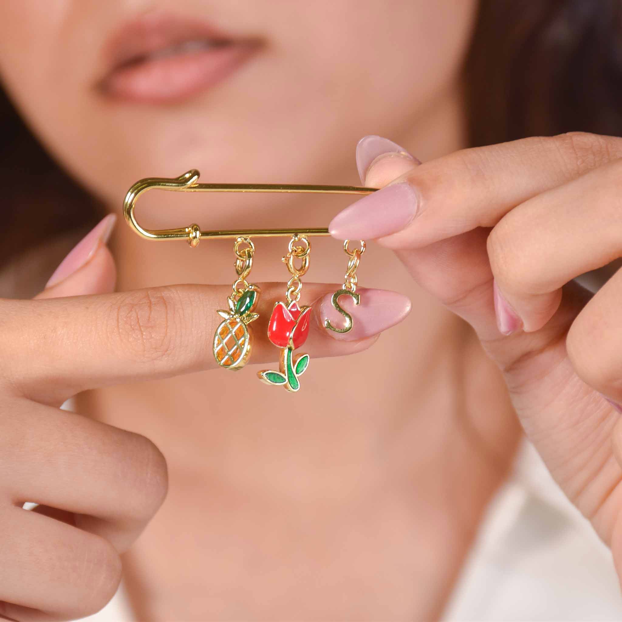 DIY Safety Pin Broach | Anti-Tarnish