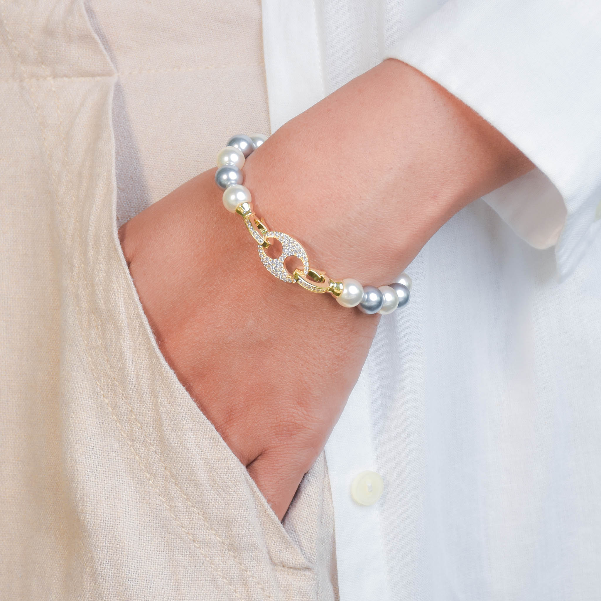 Coastal Pearl Bracelet