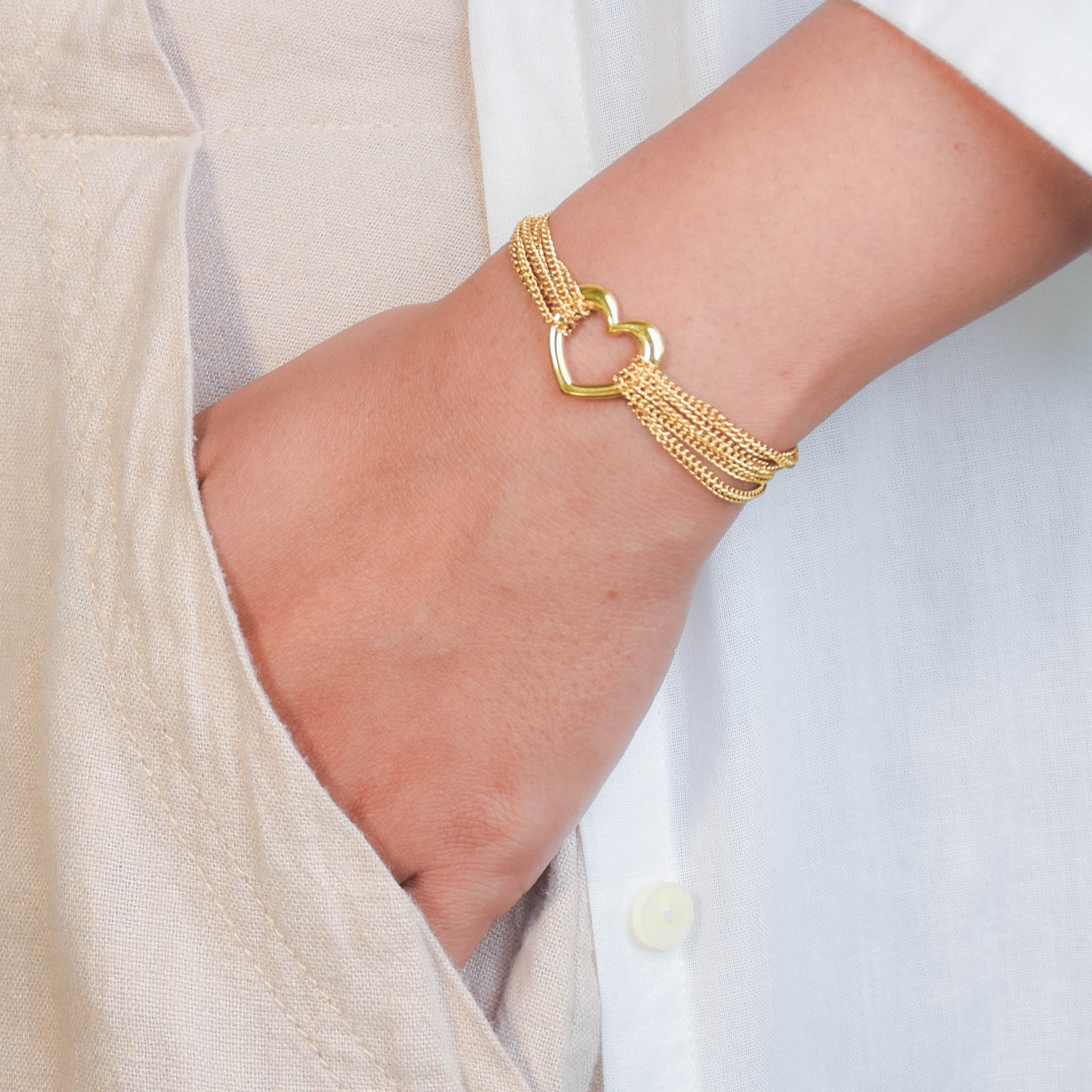 Woven Heart Bracelet