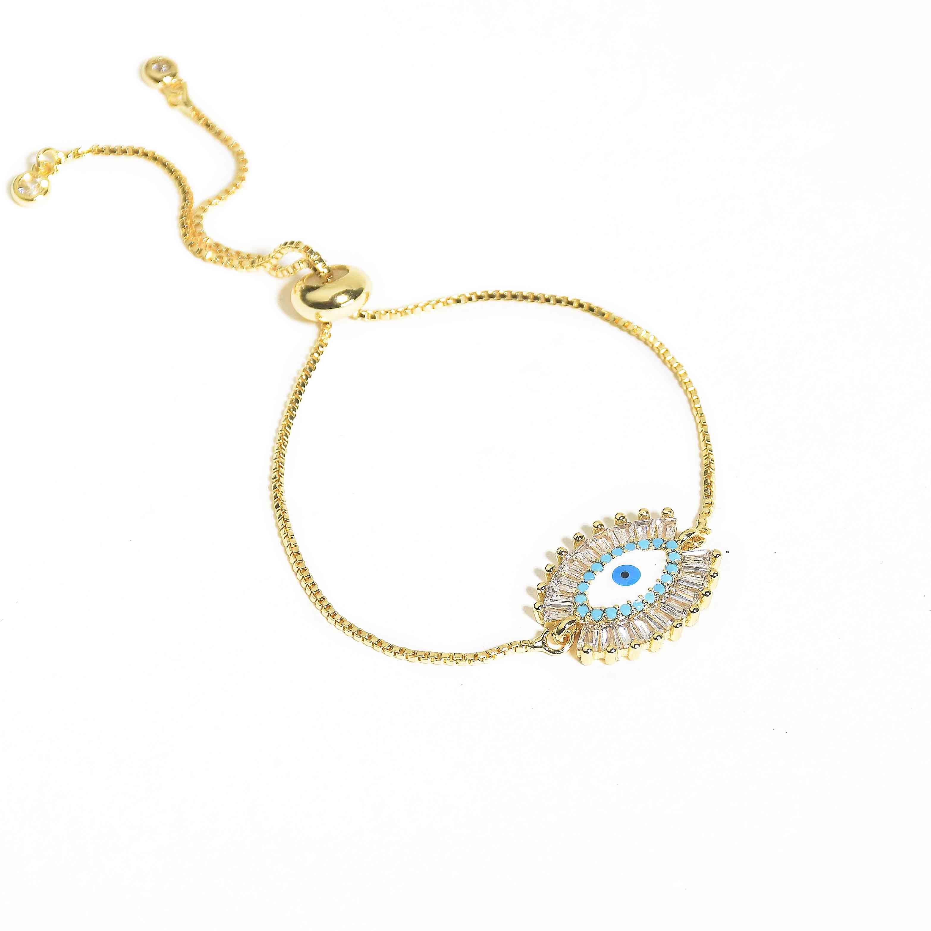 Gazing Evil Eye Bracelet