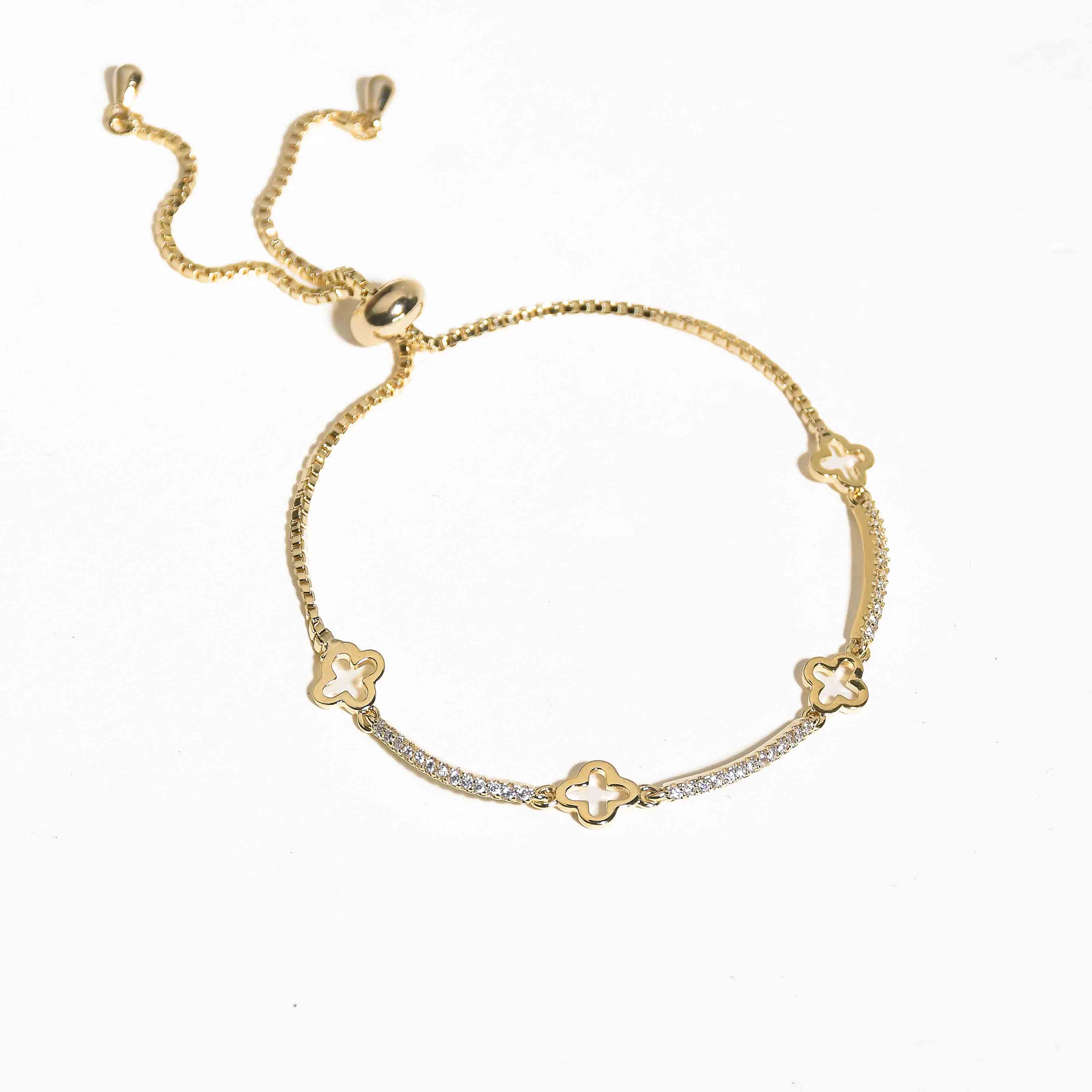 Triple Flower Bracelet