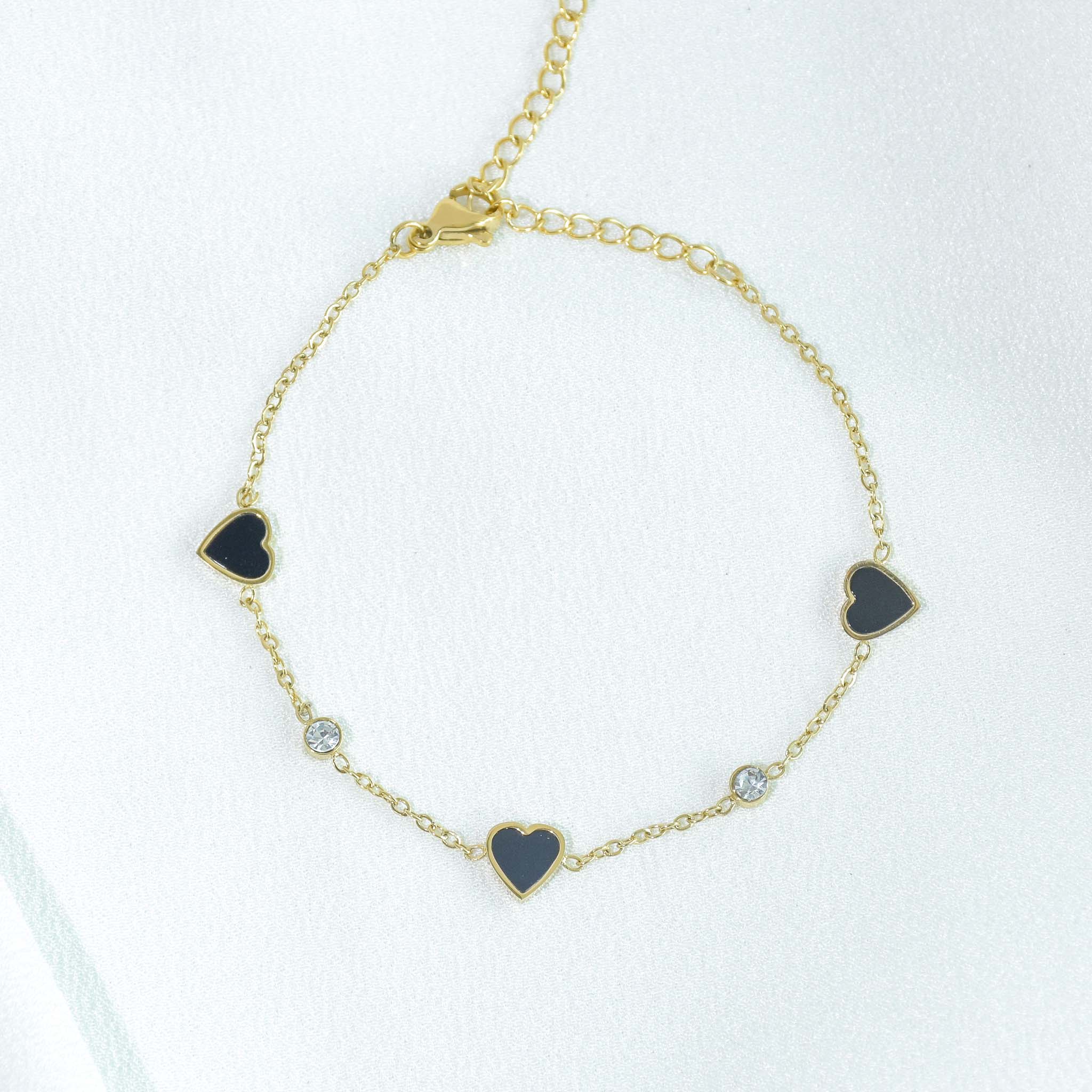 Black Heart Bliss Bracelet