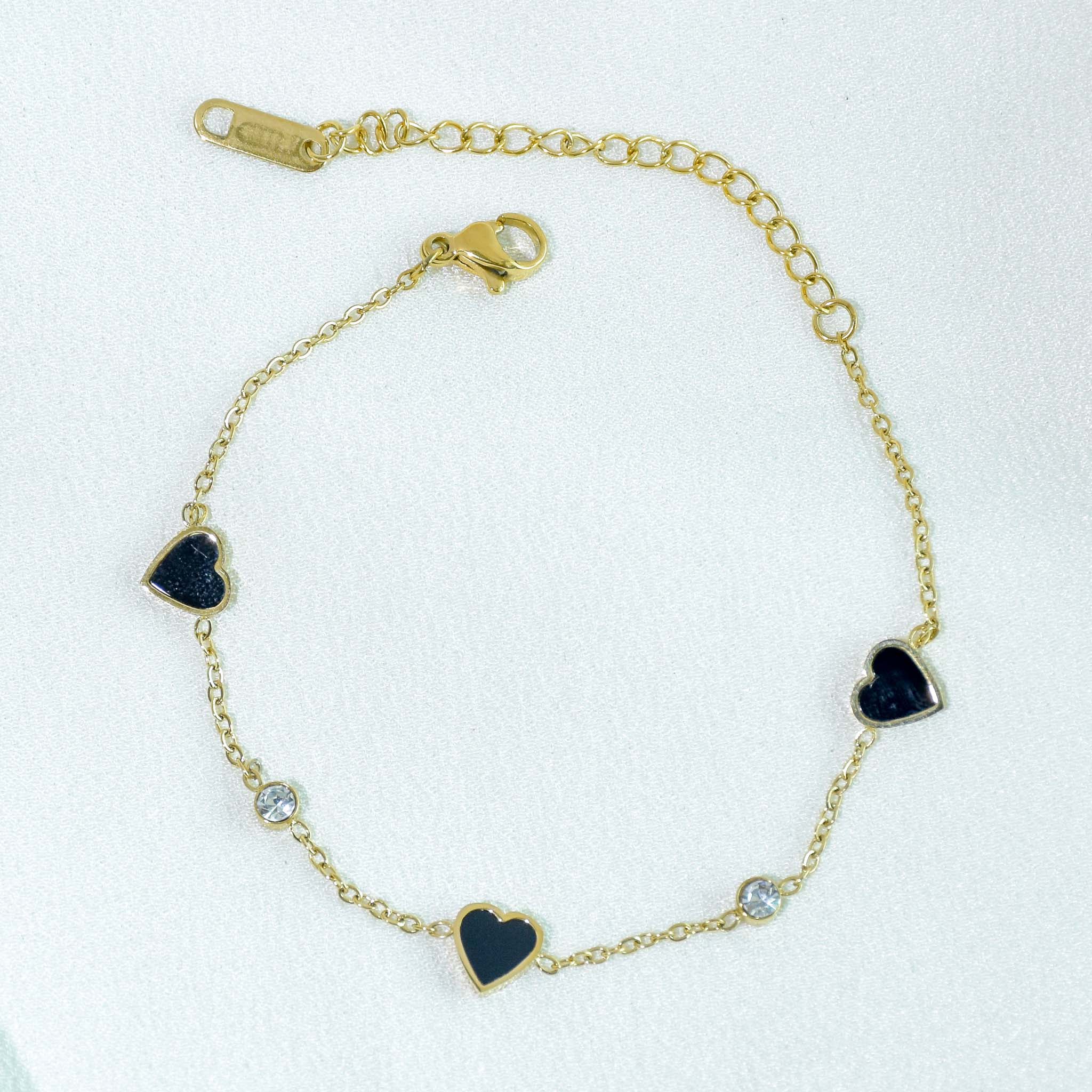 Black Heart Bliss Bracelet