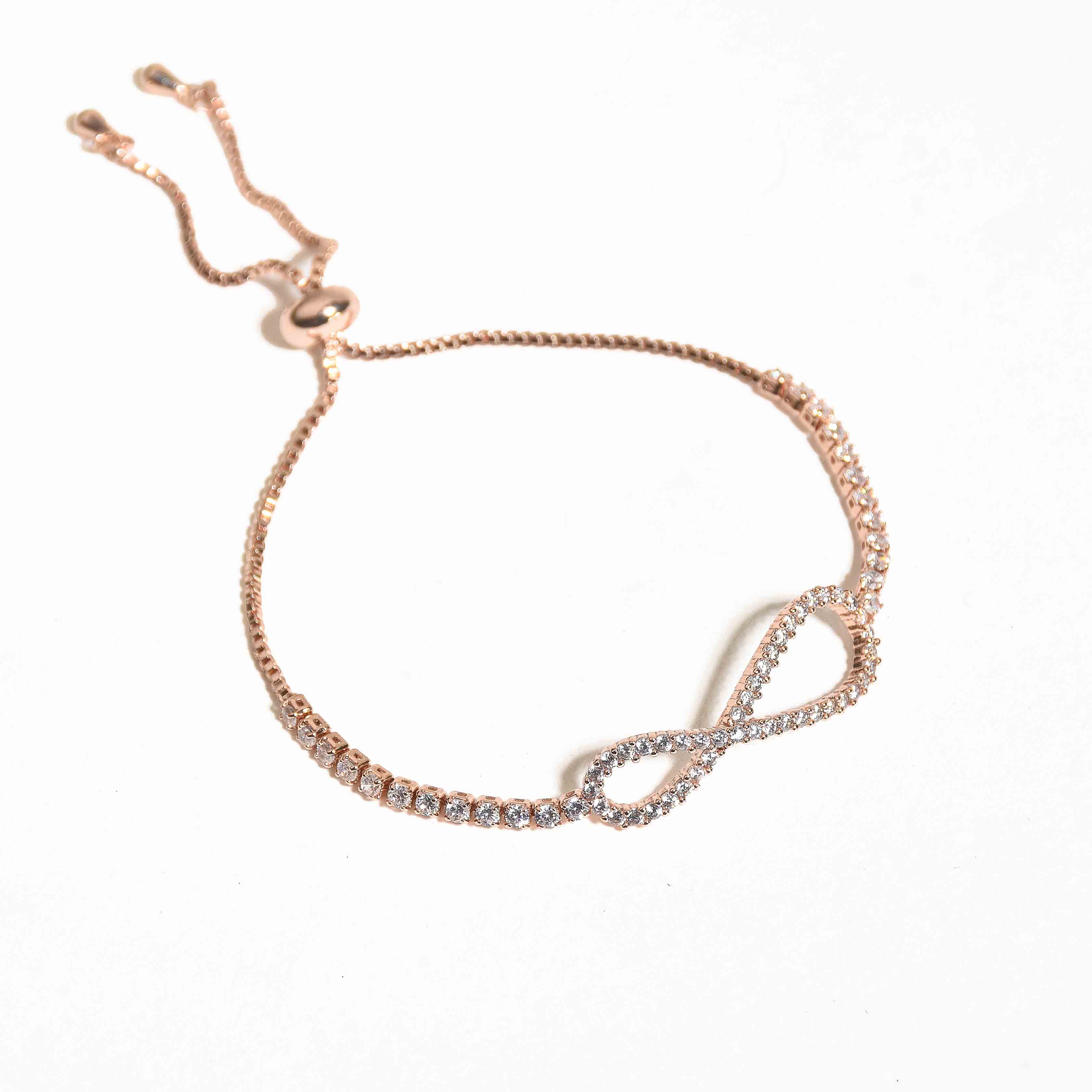 Studded Infinity Bracelet