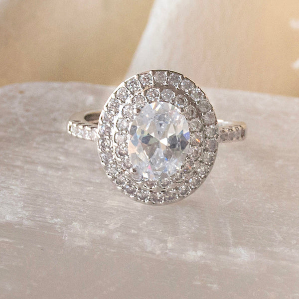 Oval Diamond Ring