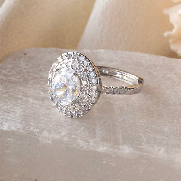 Oval Diamond Ring