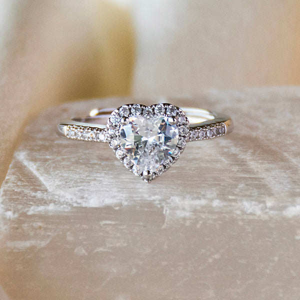 Heart Diamond Ring