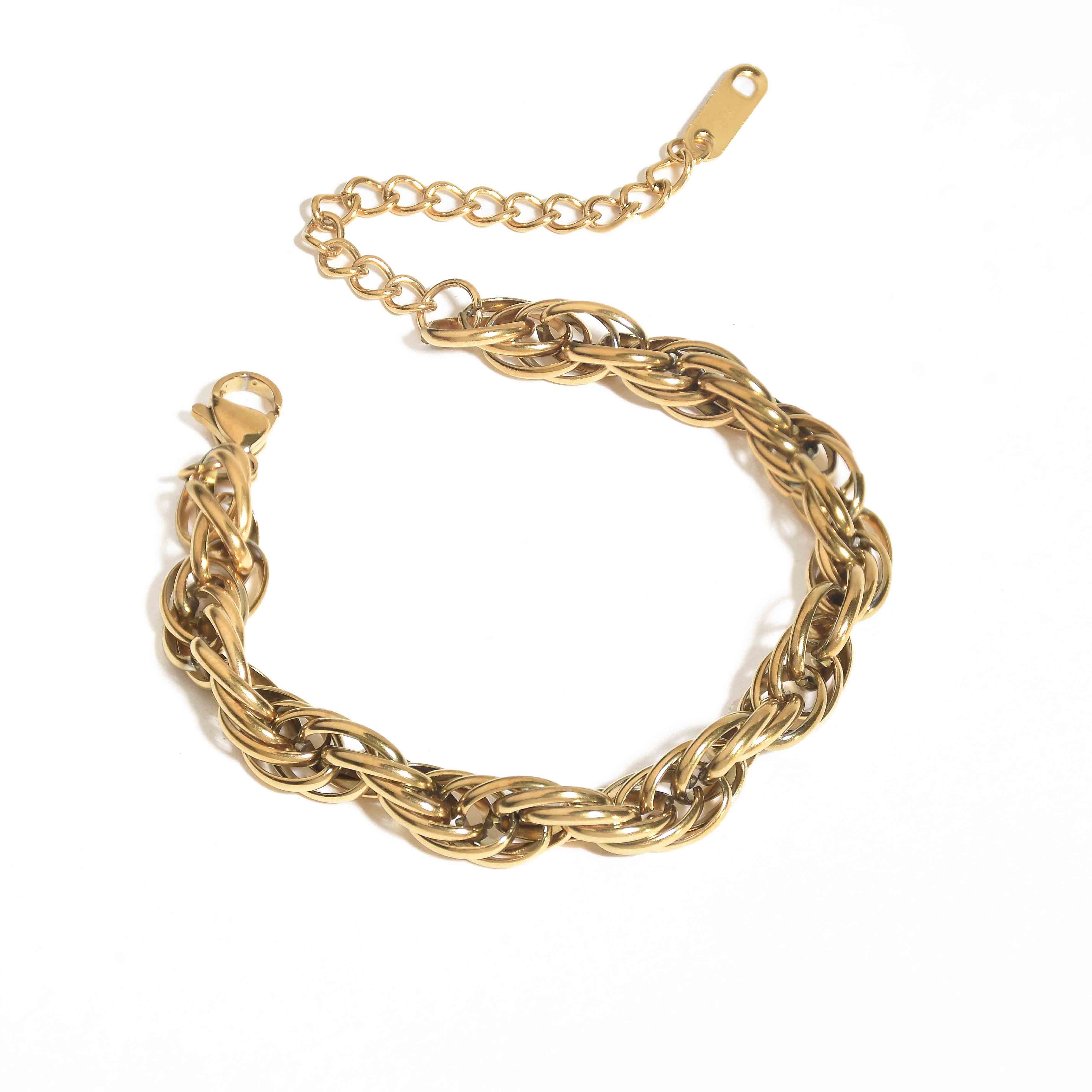 Twisted Link Chain Bracelet
