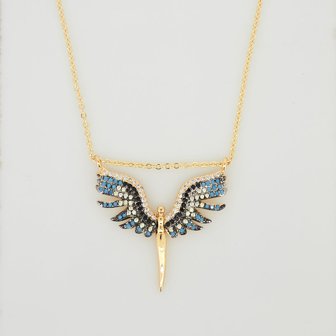 Multi Angel Wings Necklace