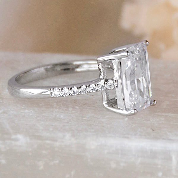 Rectangular Diamond Ring