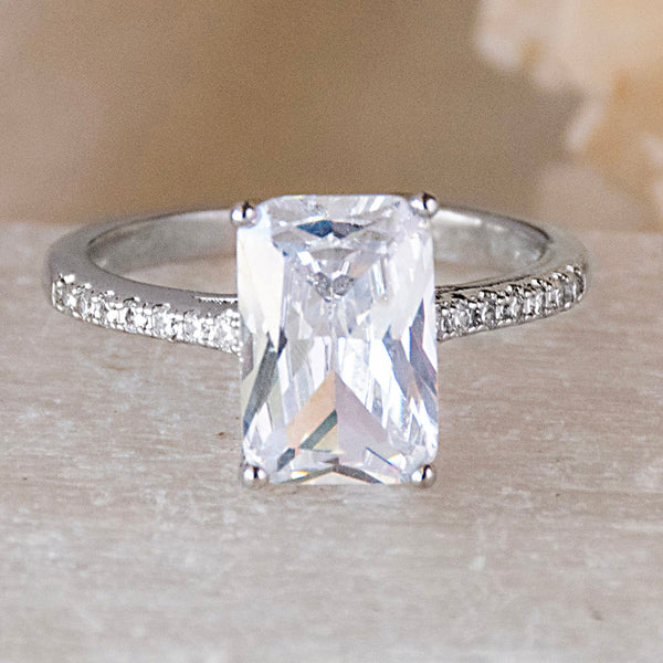 Rectangular Diamond Ring