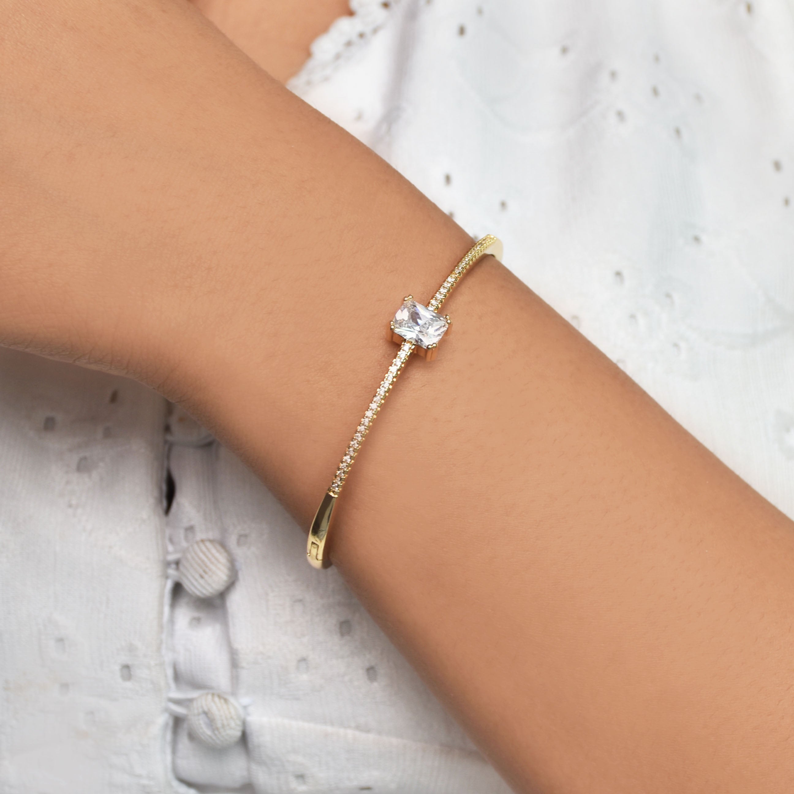 Studded Princess Stone Bangle