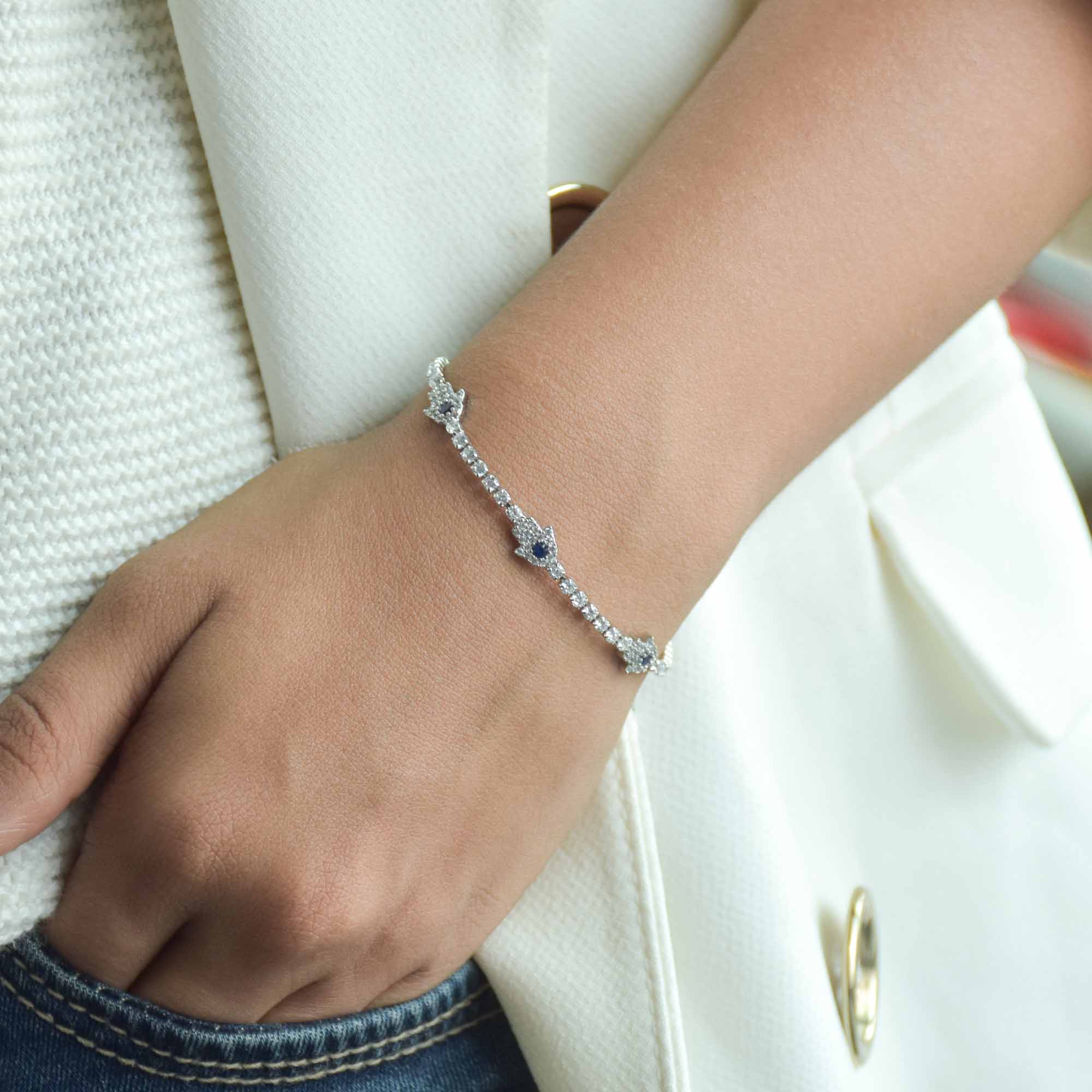 Triple Hamsa Bracelet