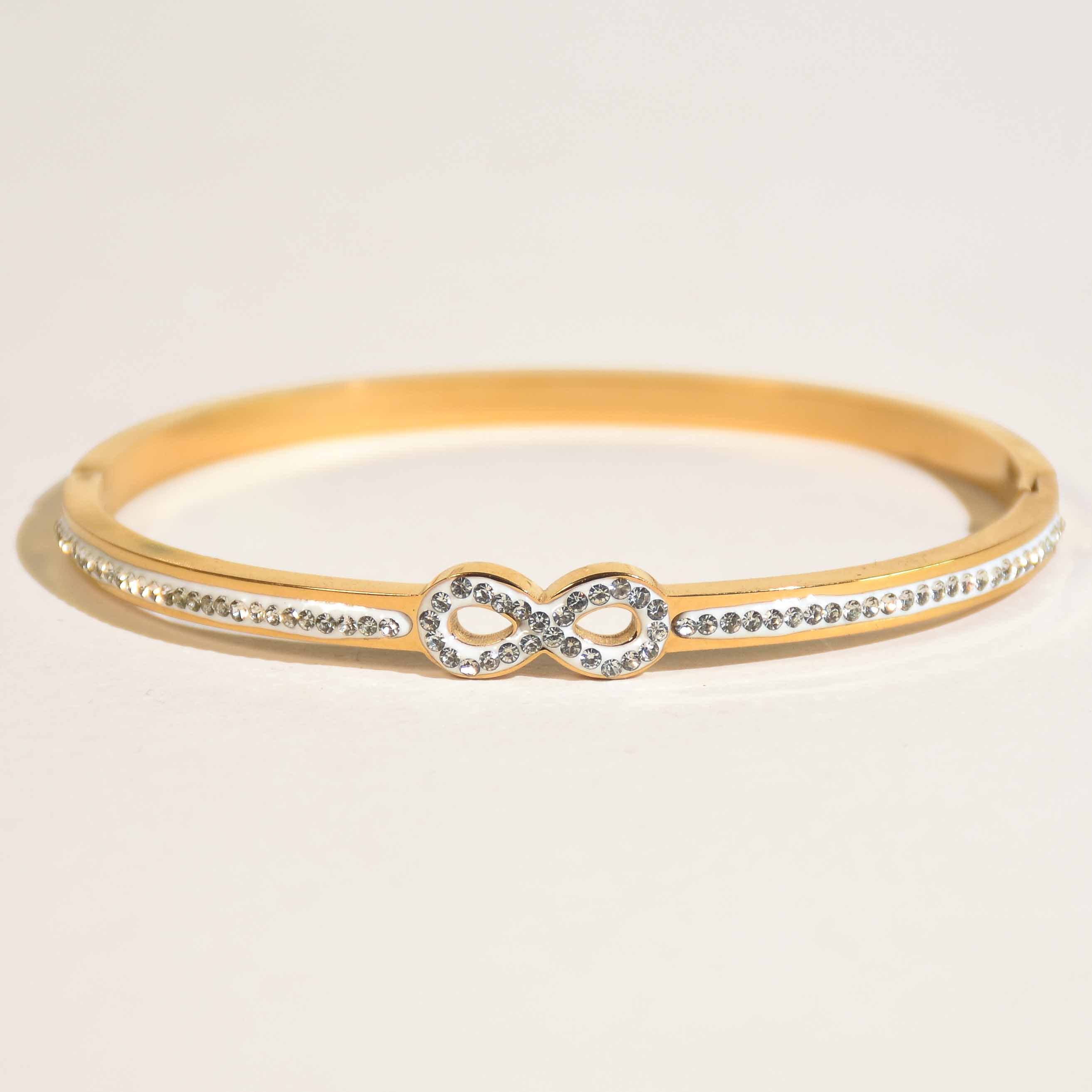 Studded Infinity Bangle