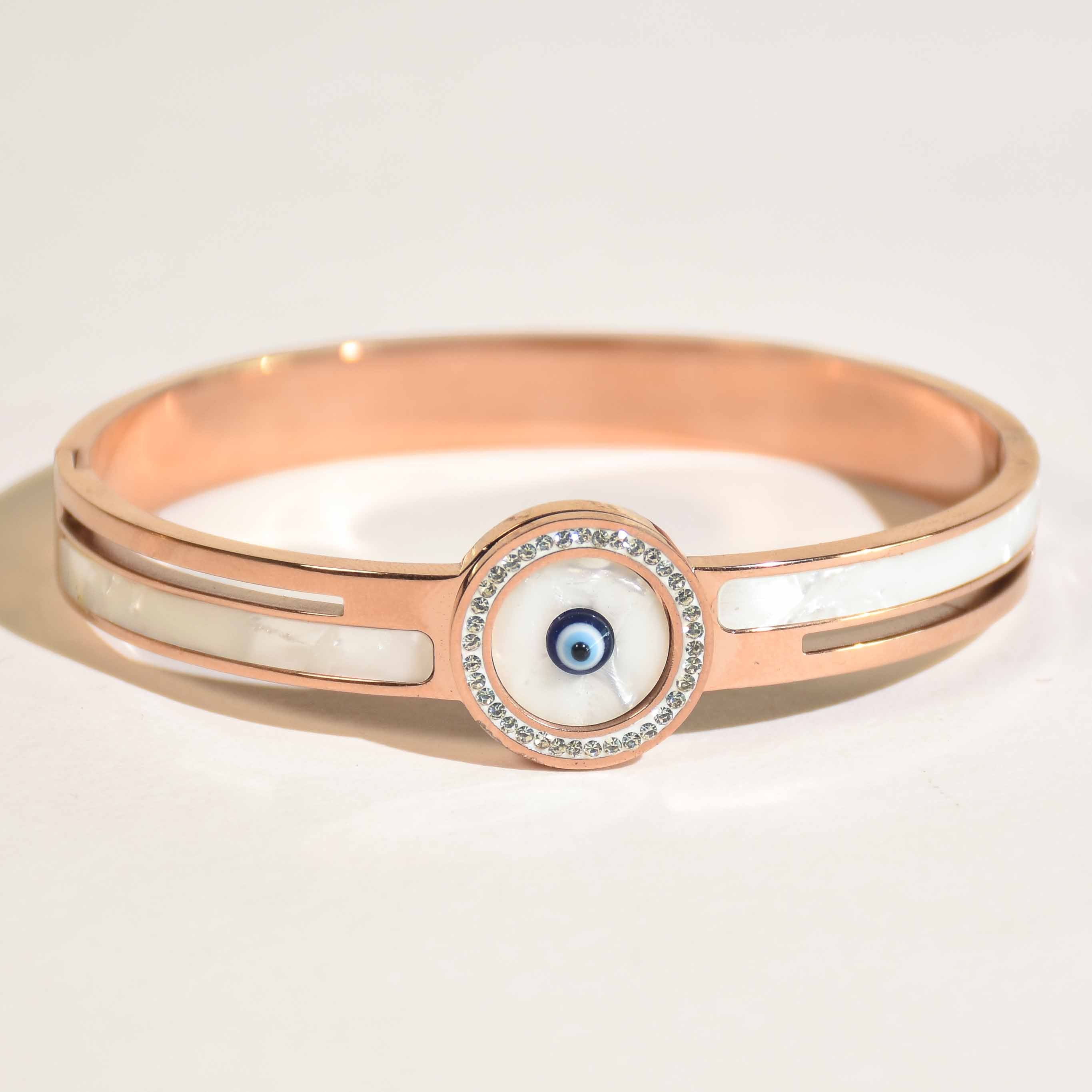 Evil Eye Round Bangle