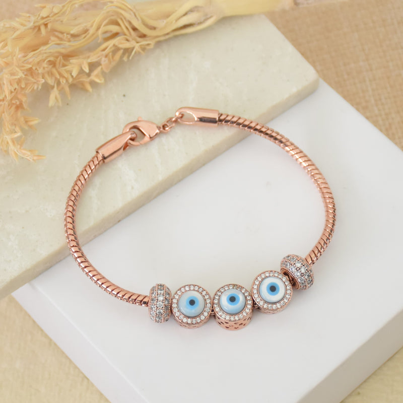 Trinity Eye Delight Charm Bracelet