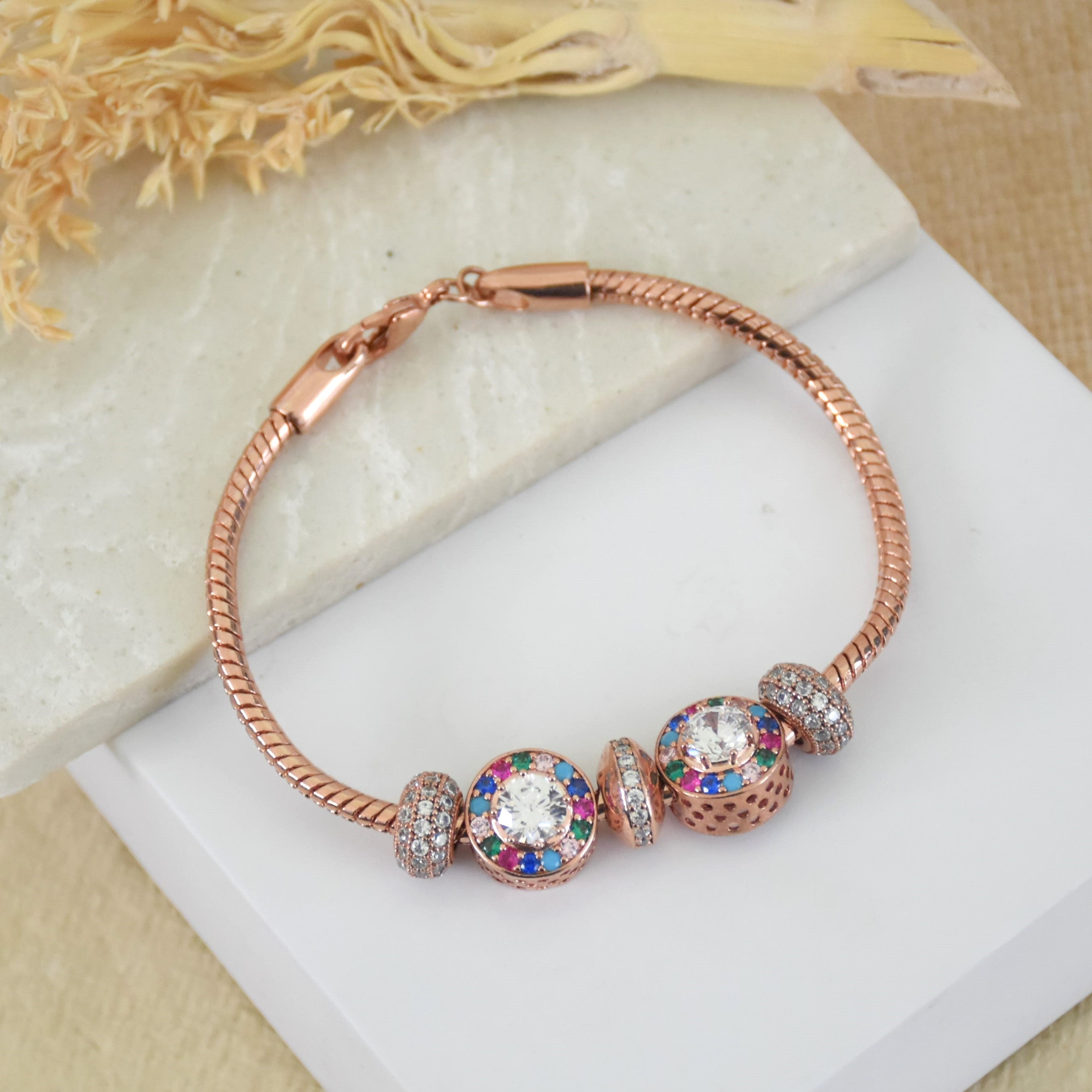 Send 925 Sterling Silver Radiant Key Motif Bracelet Gift Online, Rs.2230 |  FlowerAura