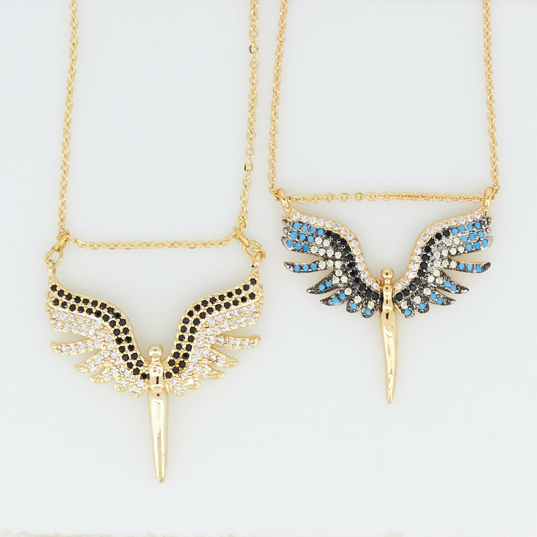 Multi Angel Wings Necklace