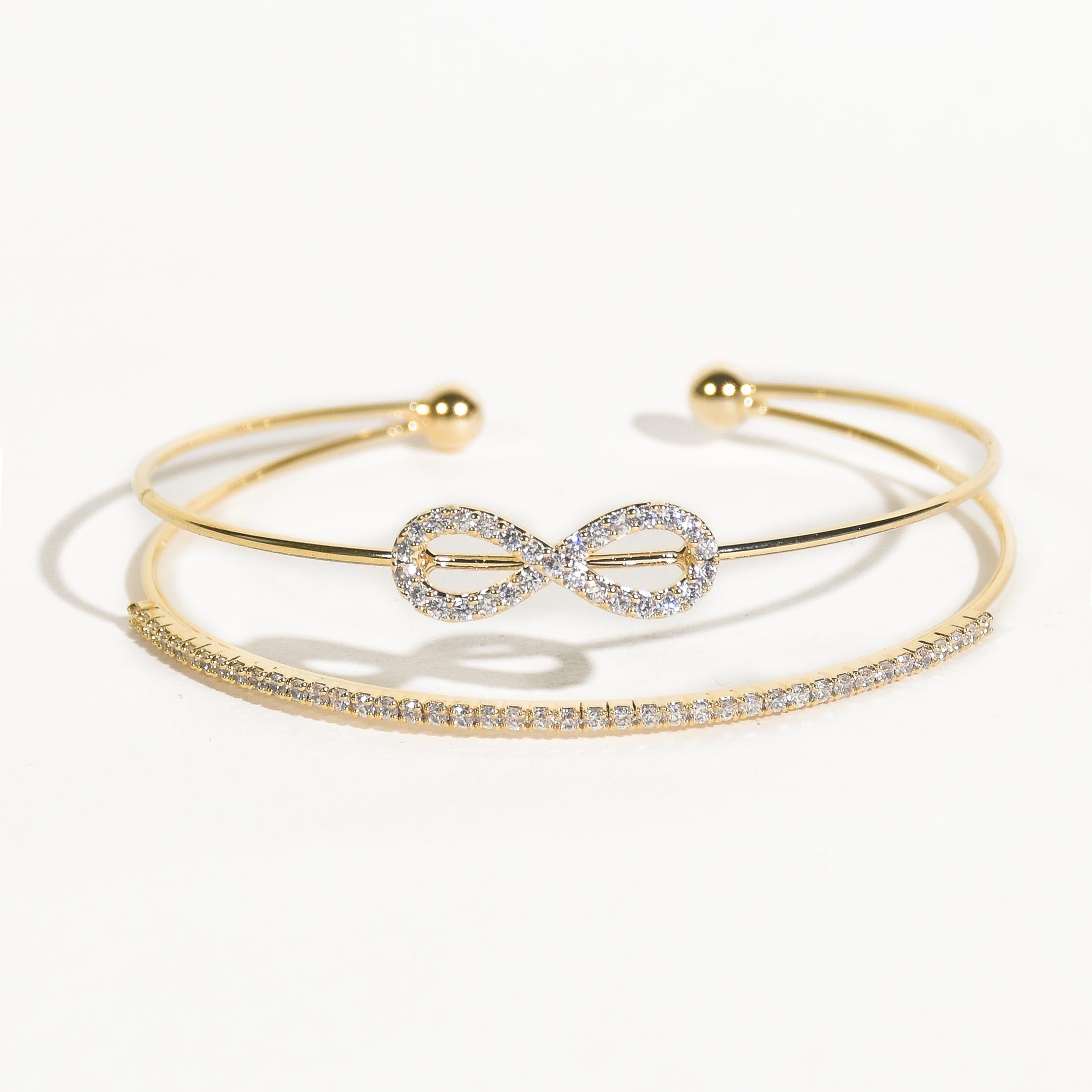 Structural Infinity Bangle