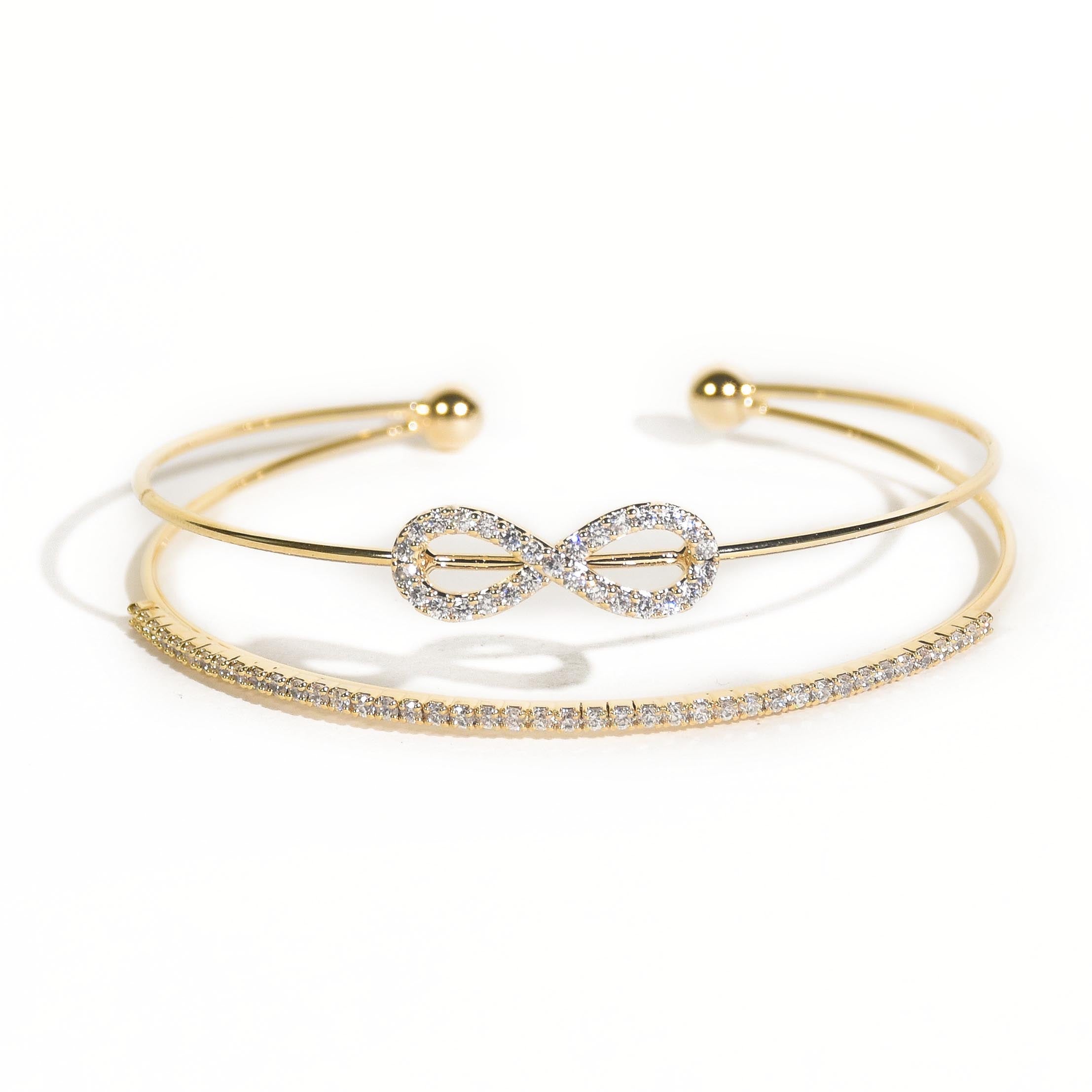 Structural Infinity Bangle