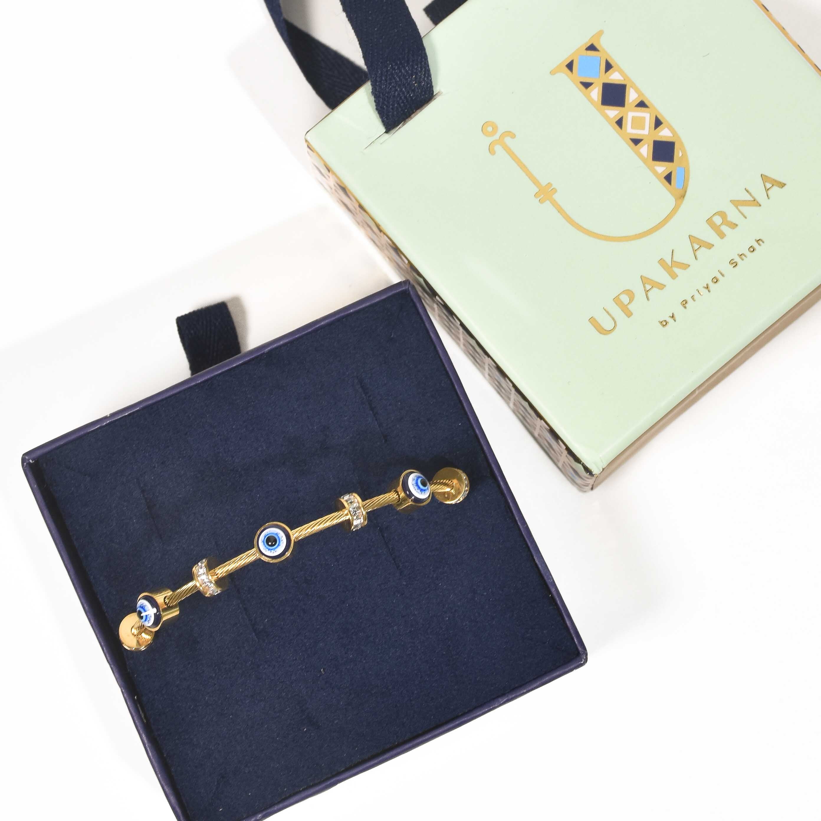 Classic Evil Eye Bangle + Gift Box