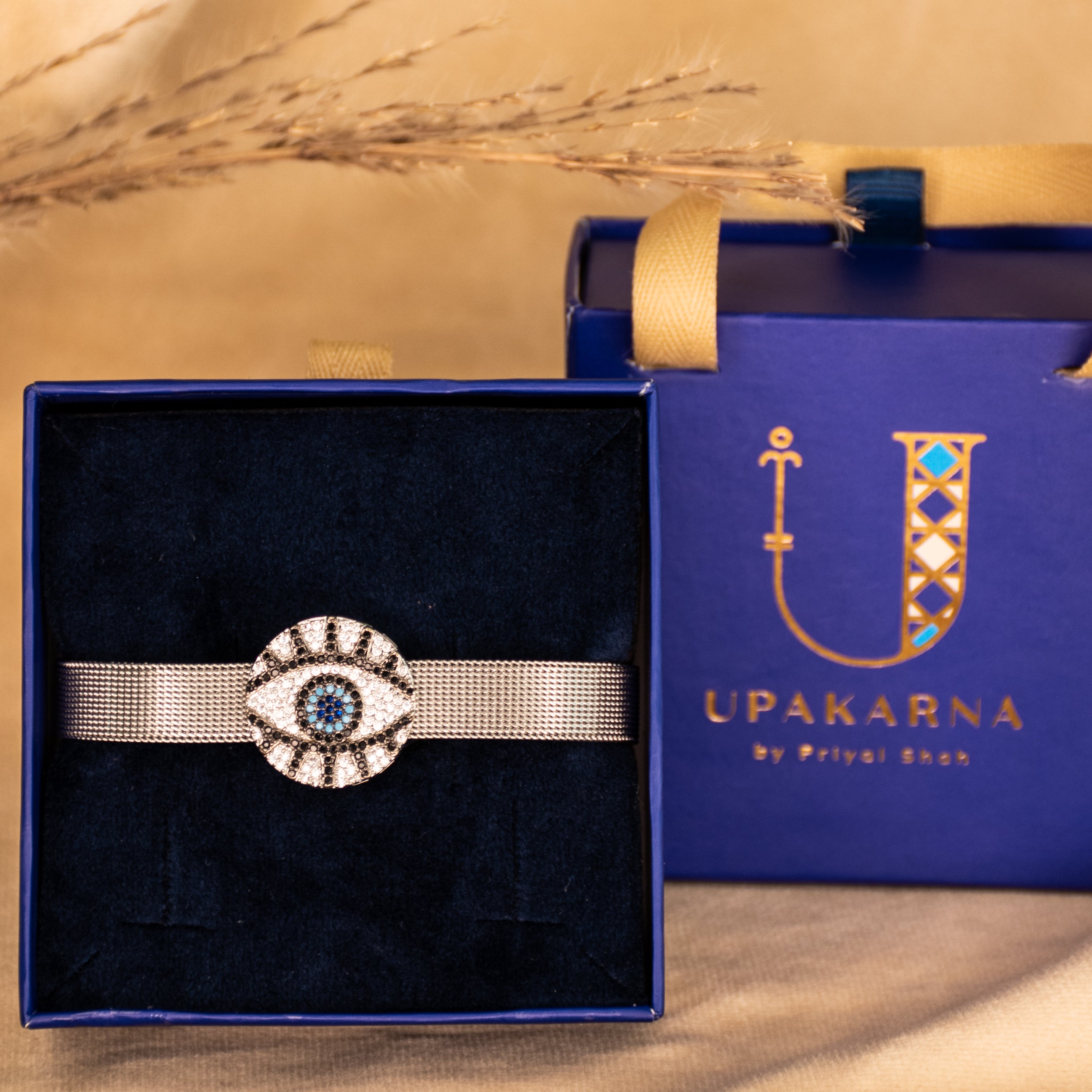 Round Evil Eye Watch Belt+Gift Box