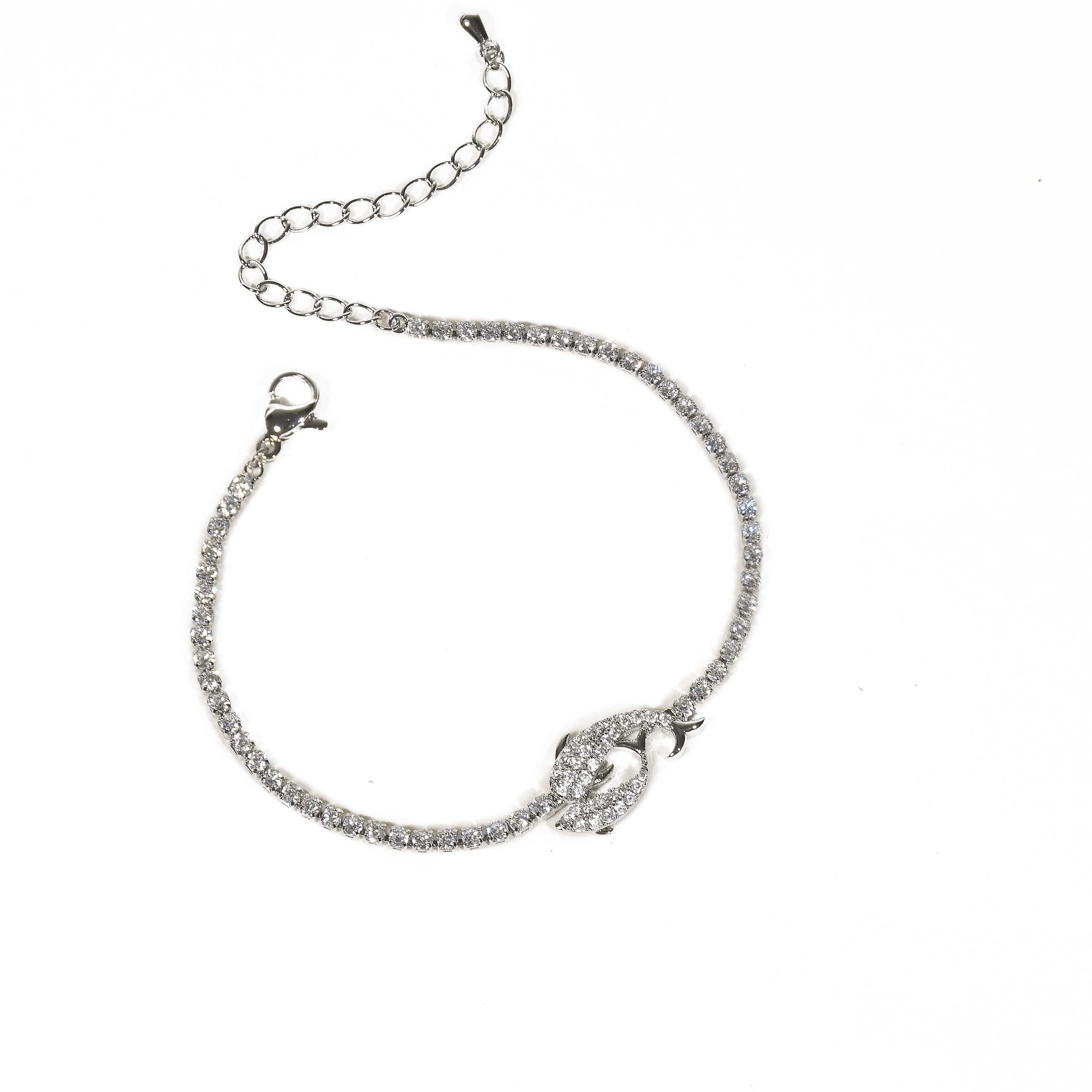 Silver Dolphin Bracelet
