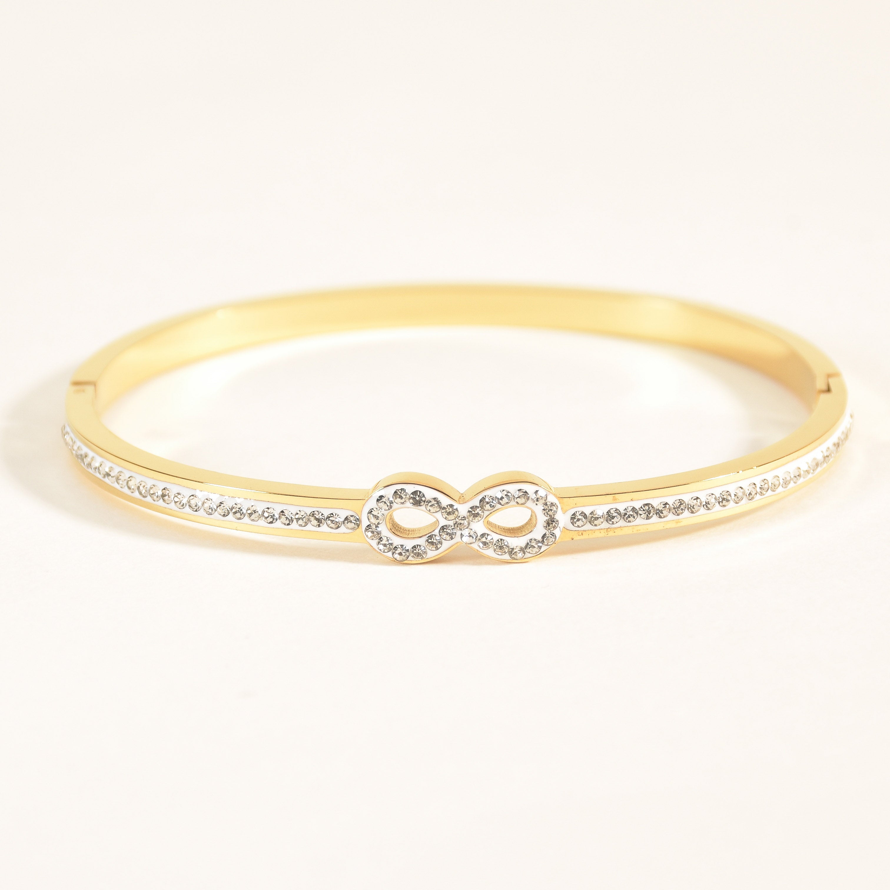 Studded Infinity Bangle