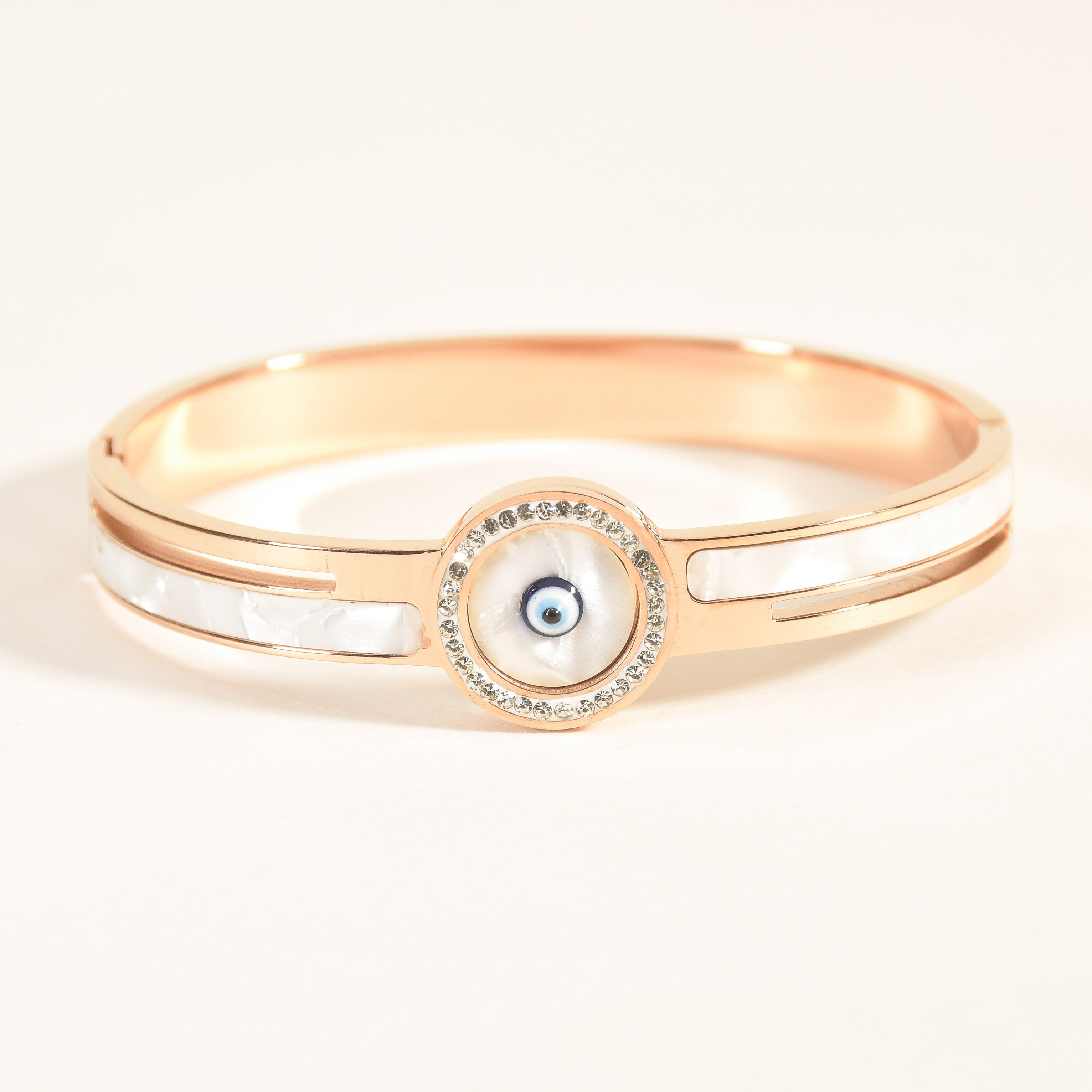 Evil Eye Round Bangle