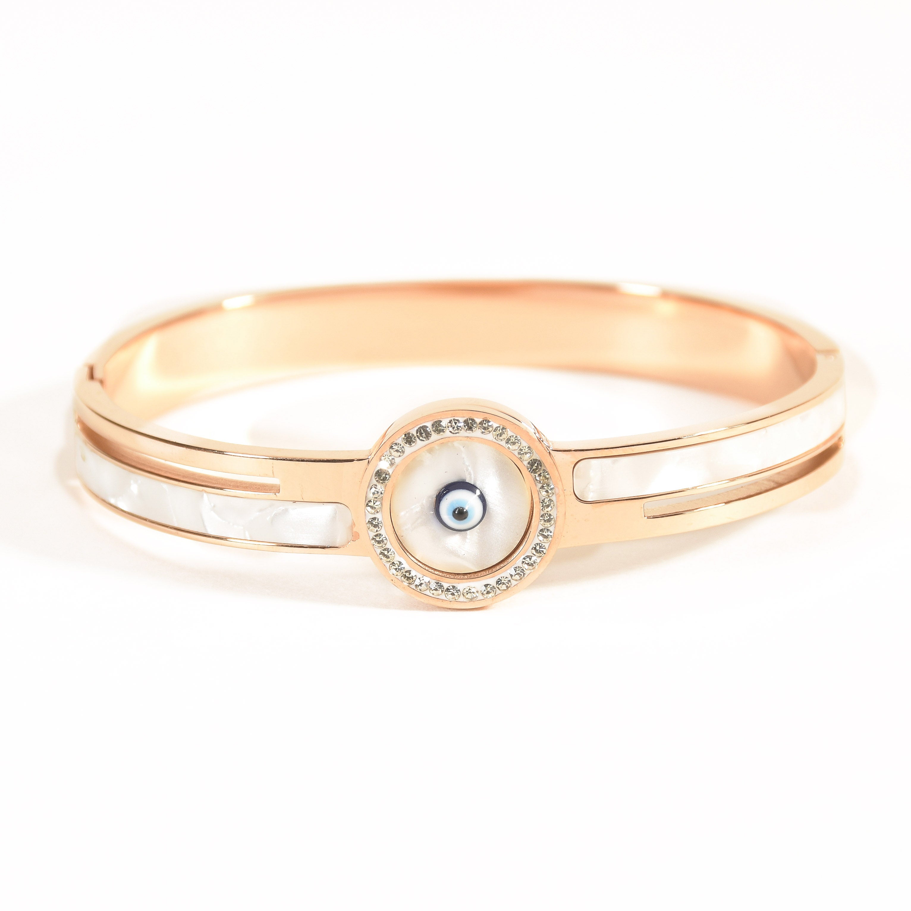 Evil Eye Round Bangle