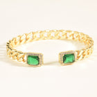 Emerald Loop Bangle
