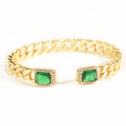 Emerald Loop Bangle
