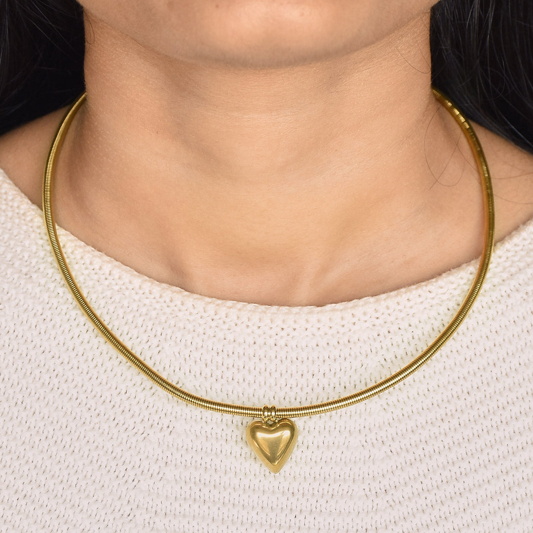 Sleek Heart Necklace