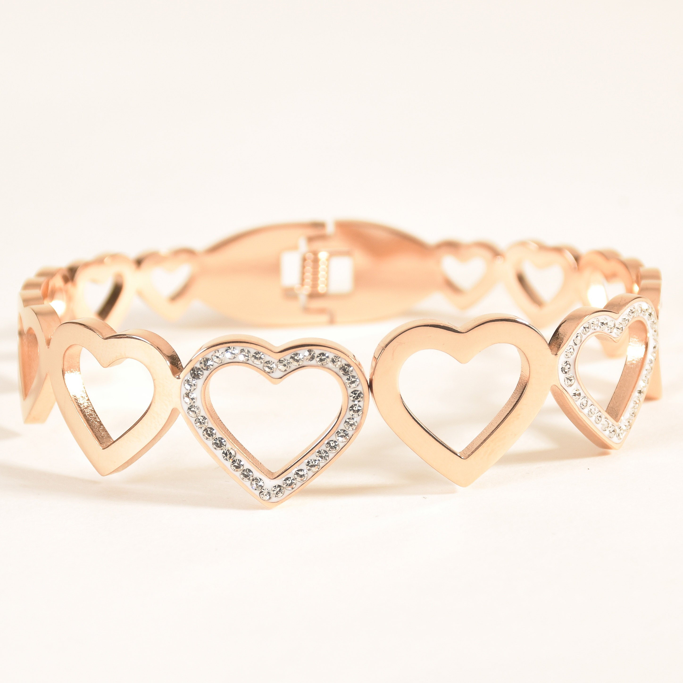 Studded Multi Heart Bangle
