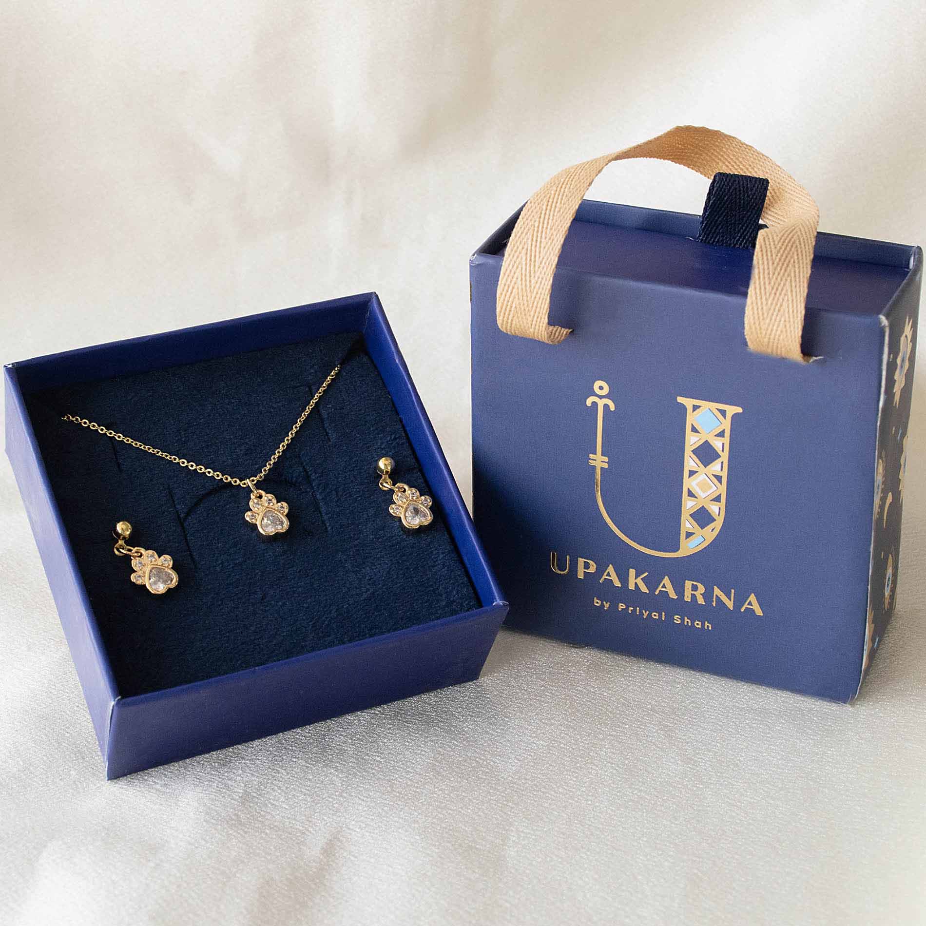 Paw Necklace Set + Gift Box